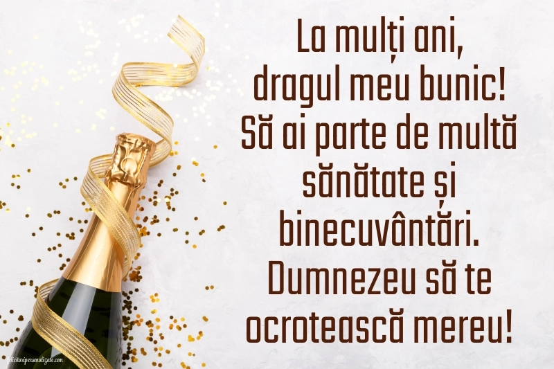 Imagini cu La mulți ani bunicule: Șampanie