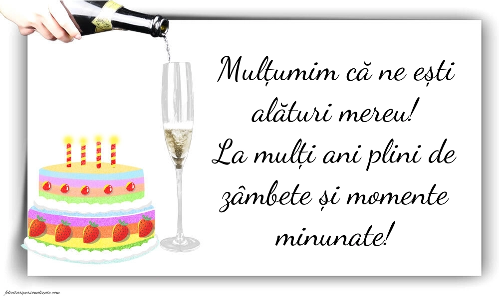 Imagini cu La mulți ani bunicule: Șampanie și tort
