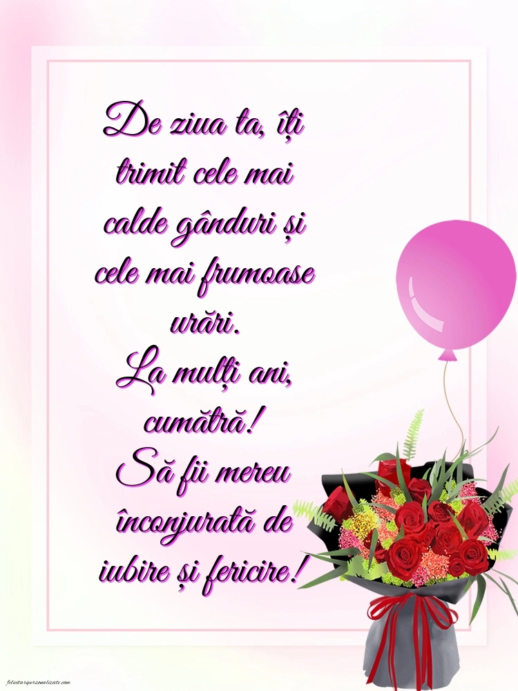 Imagini La Mulți Ani Cumătră: Flori