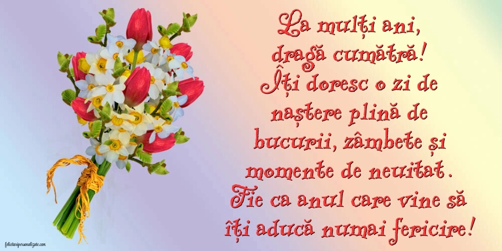 Imagini La Mulți Ani Cumătră: Flori