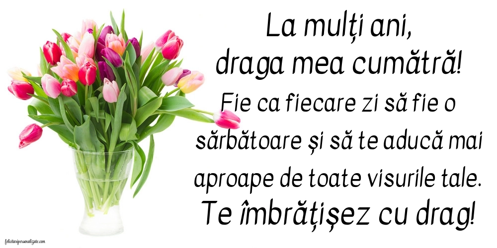 Imagini frumoase de Ziua de Naștere pentru Cumătră: Lalele