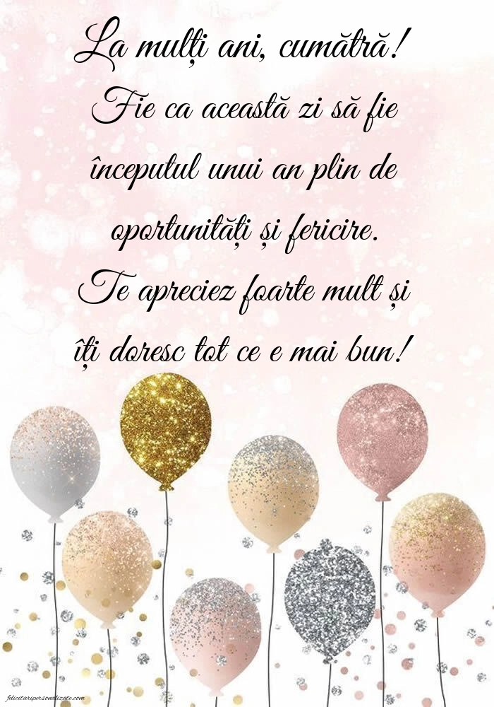 Imagini La Mulți Ani Cumătră: Baloane