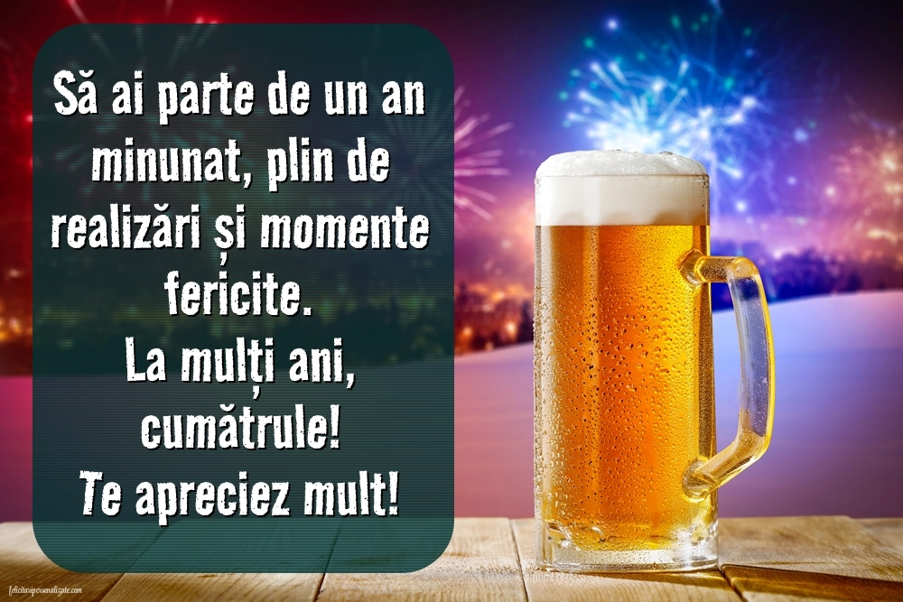 Imagini de Ziua de Naștere pentru Cumătru: Șampanie