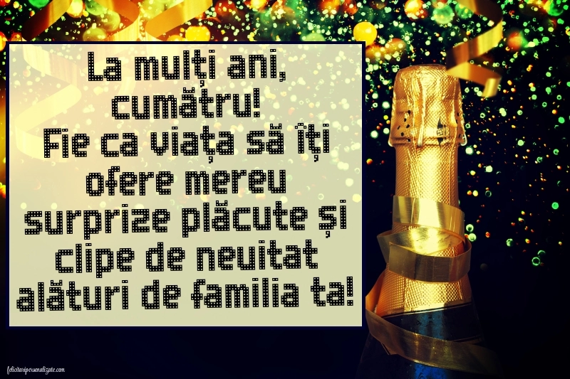 Imagini de Ziua de Naștere pentru Cumătru: Șampanie