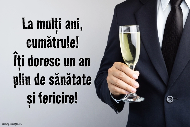 Imagini de Ziua de Naștere pentru Cumătru: Șampanie