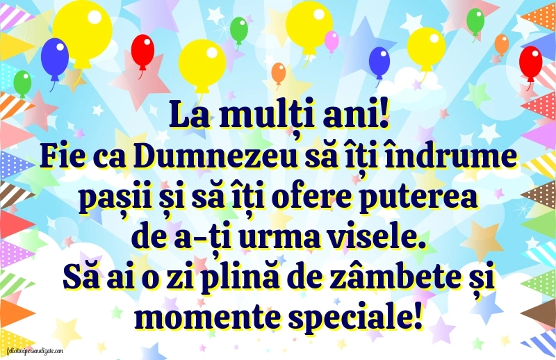 Imagini cu mesaje de La mulți ani pentru cumnați: Baloane