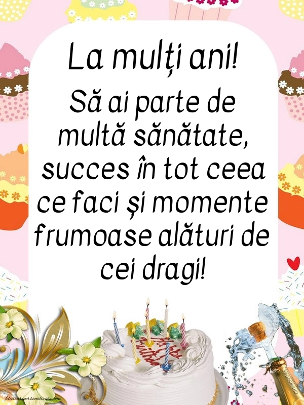 Imagini cu La mulți ani pentru cumnat: Șampanie și tort