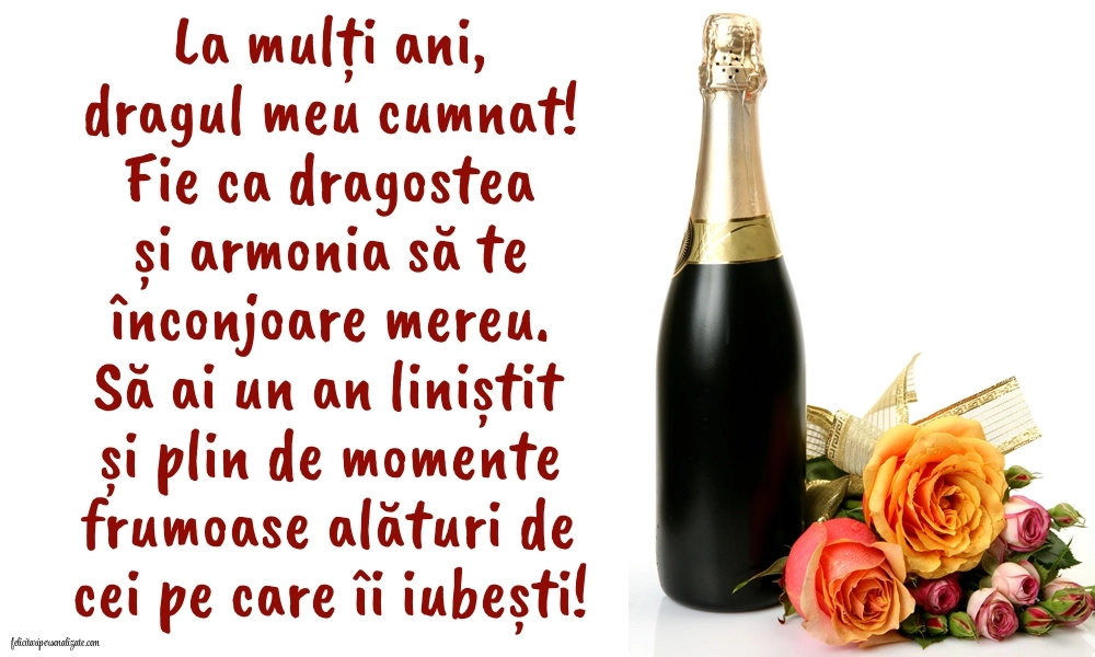 Imagini de LA MULȚI ANI Cumnatul Meu: Șampanie și flori