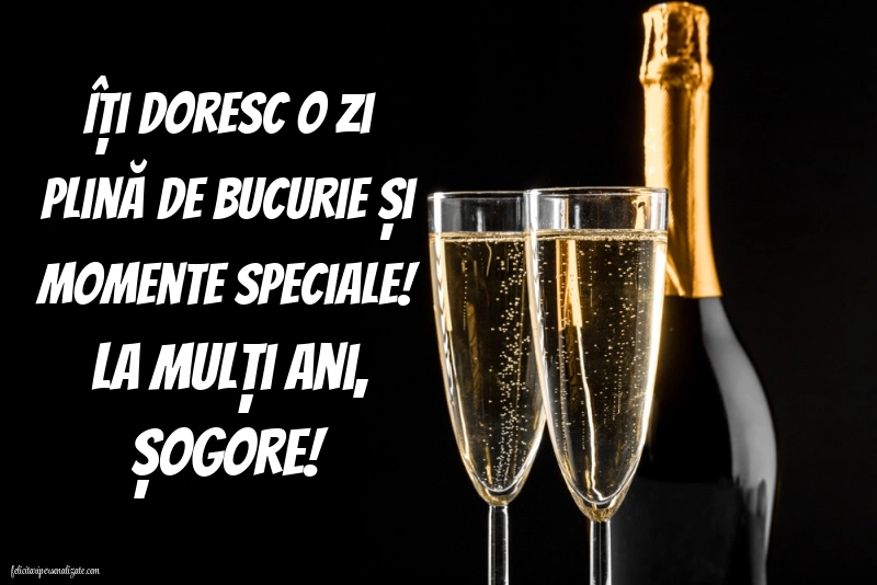 Imagini cu mesaje de La mulți ani pentru cumnați: Șampanie