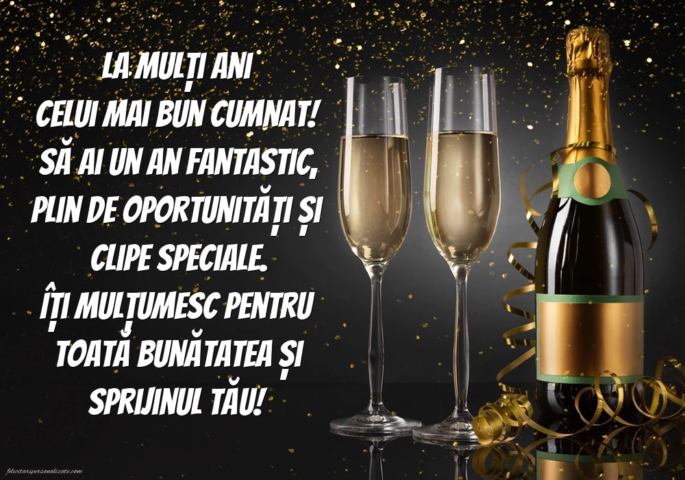 Imagini cu La mulți ani pentru cumnat: Șampanie