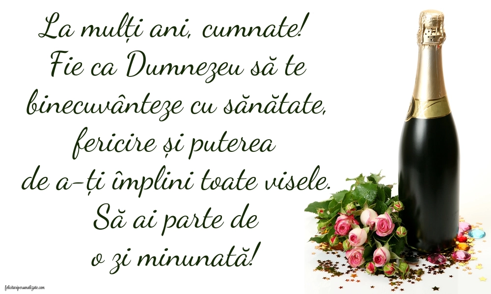 Imagini de LA MULȚI ANI Cumnatul Meu: Șampanie și flori