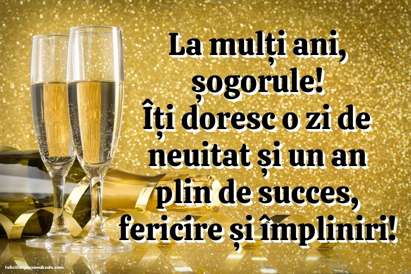 Imagini cu La mulți ani pentru cumnat: Șampanie