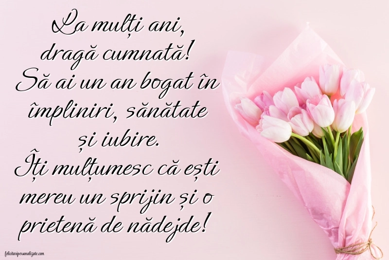 Imagini cu La mulți ani pentru cumnata mea: Flori