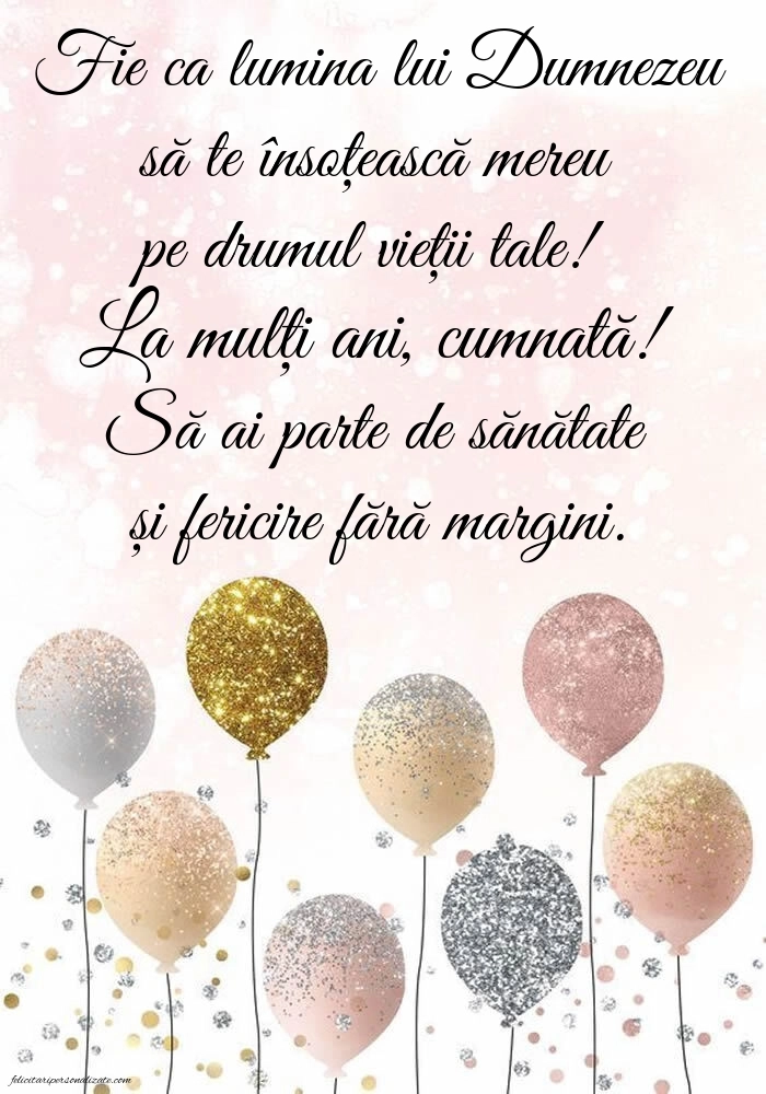 Imagini de LA MULȚI ANI Cumnata Mea: Baloane