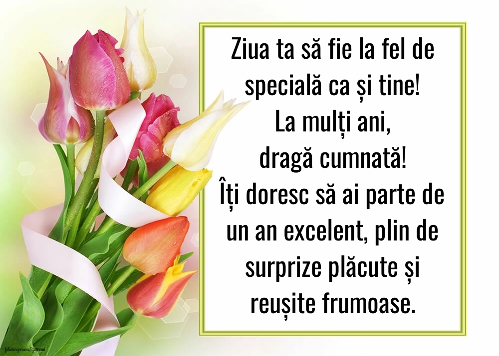 Imagini cu La mulți ani pentru cumnata mea: Flori