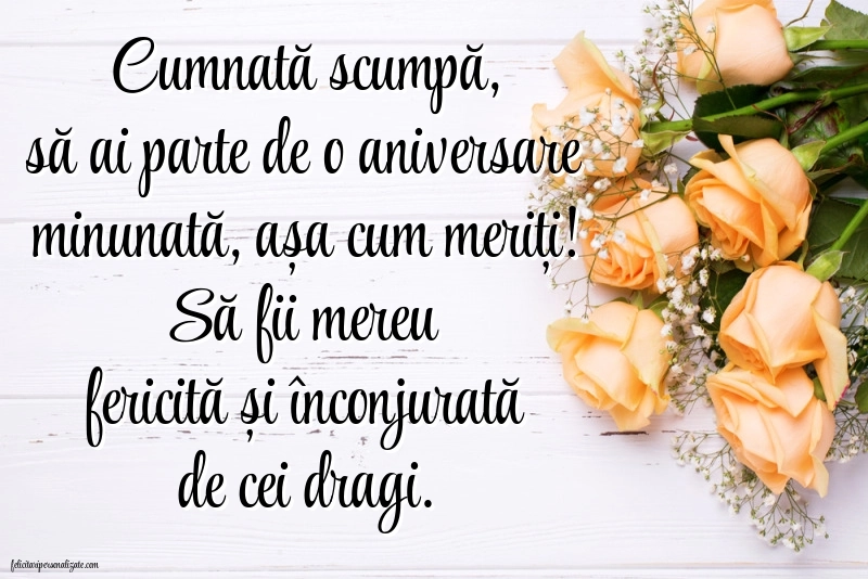 Imagini de LA MULȚI ANI Cumnata Mea: Trandafiri