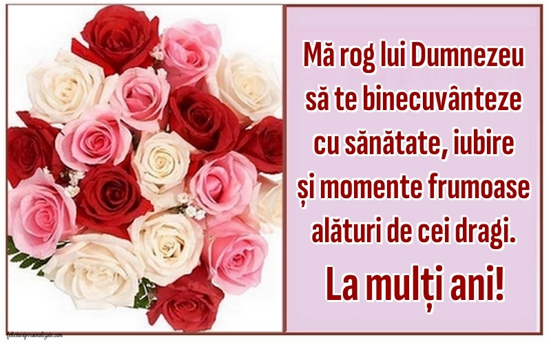 Imagini cu La Mulți Ani pentru Cuscră: Flori