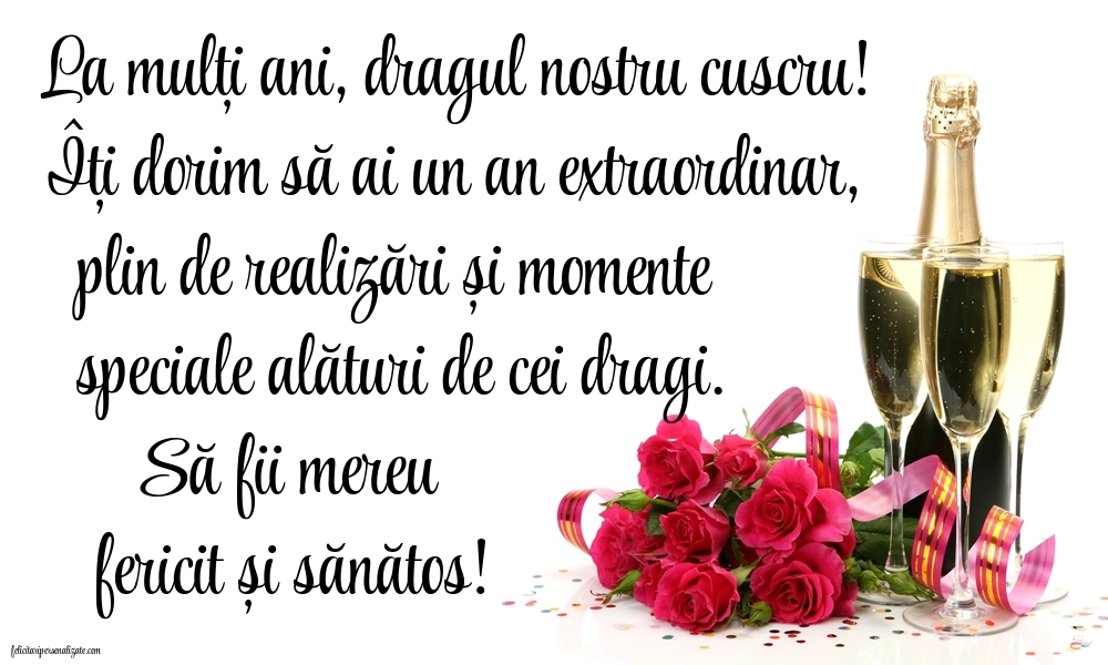 Imagini La Mulți Ani Cuscrul Meu: Șampanie și flori
