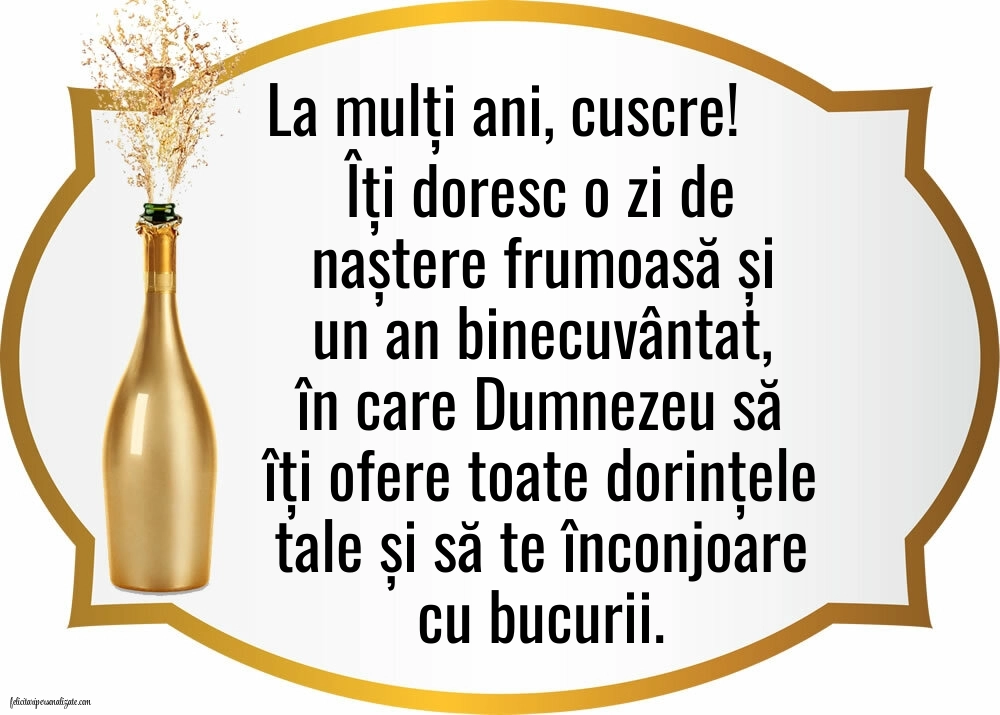 Imagini de Ziua de Naștere pentru Cuscru: Șampanie