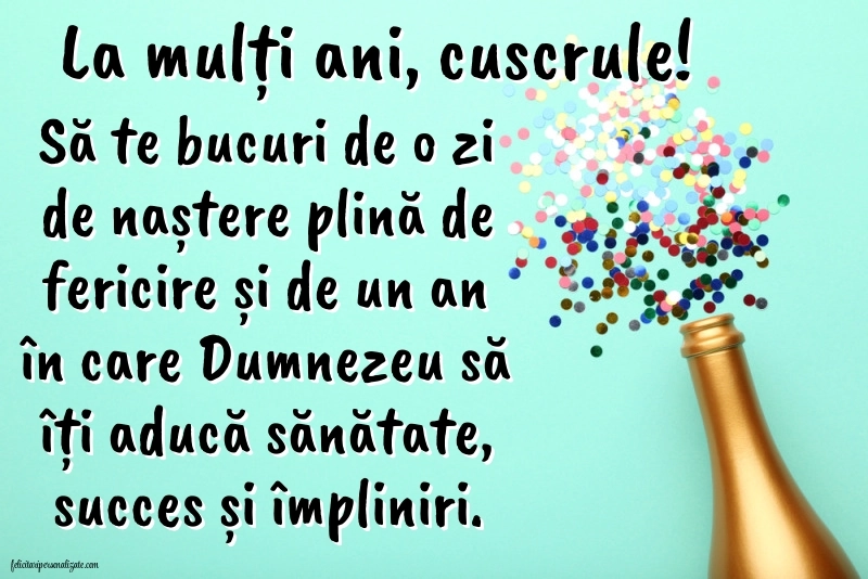 Imagini La Mulți Ani Cuscrul Meu: Șampanie și confetti