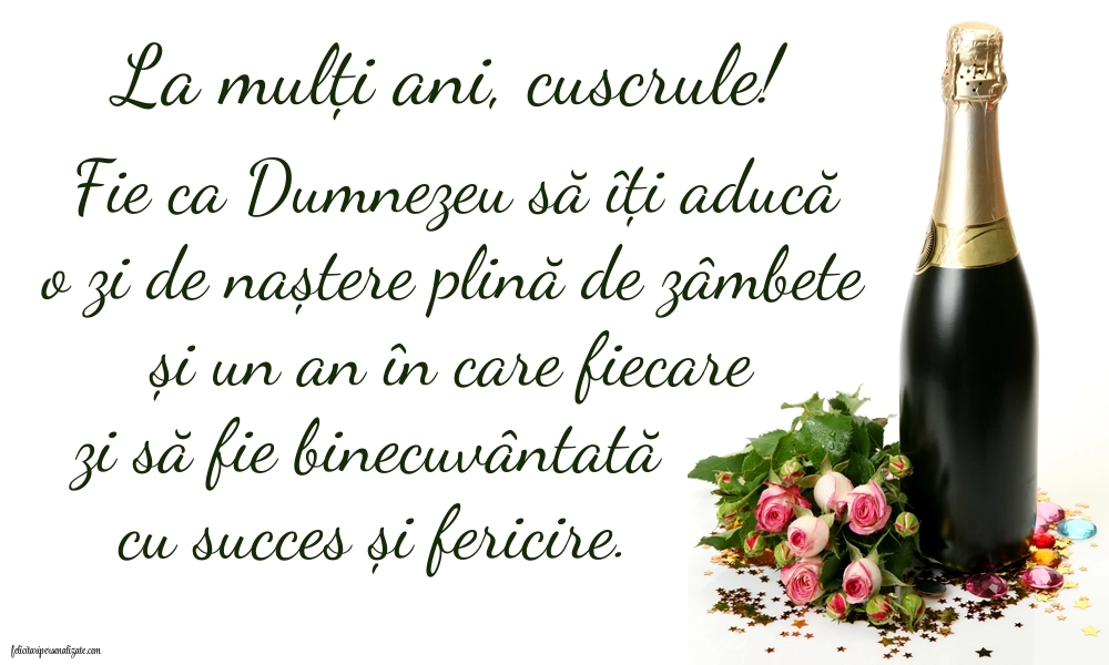 Imagini La Mulți Ani Cuscrul Meu: Șampanie și flori
