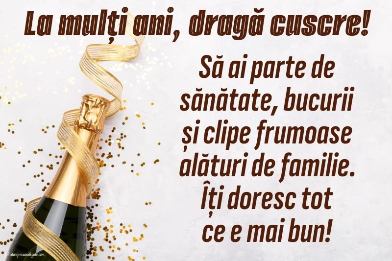 Imagini de Ziua de Naștere pentru Cuscru: Șampanie