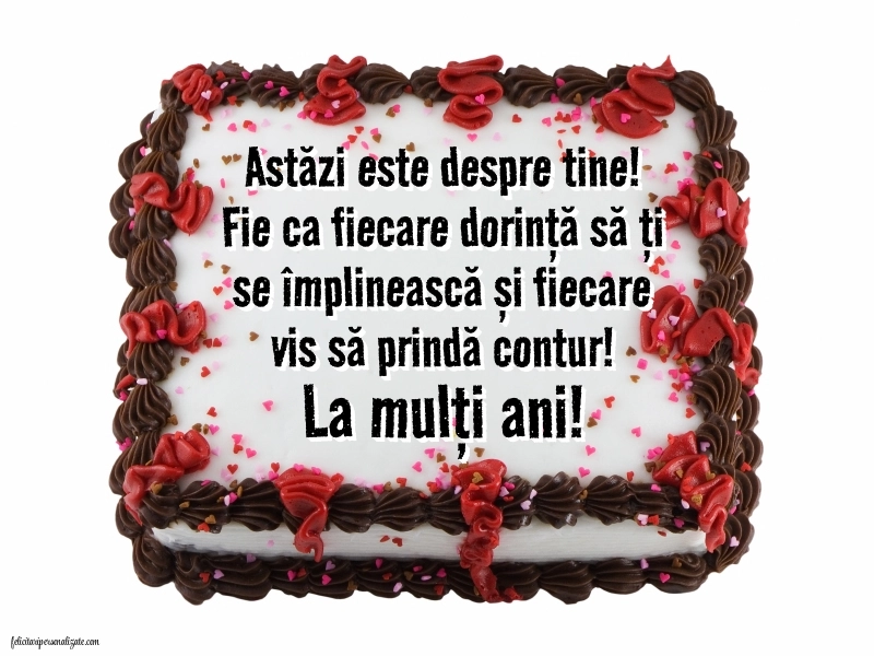 Cele mai frumoase felicitări de Ziua de Naștere: Tort