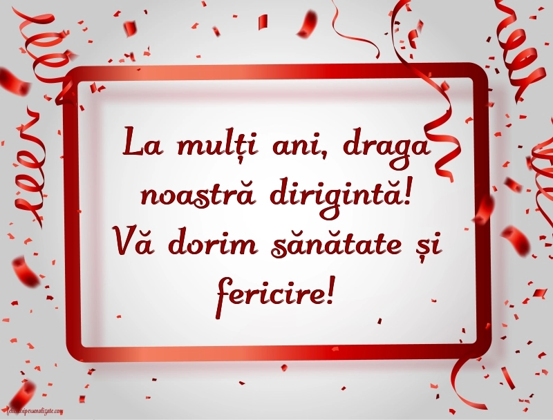 Imagini frumoase de LA MULȚI ANI pentru dirigintă: Baloane