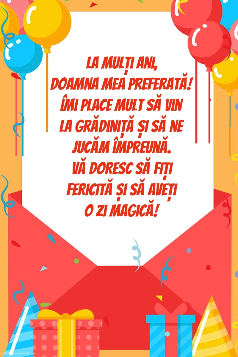 Imagini frumoase de LA MULȚI ANI pentru Educatoare: Baloane și Cadouri