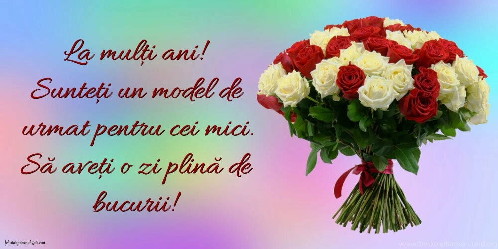 Felicitări frumoase de Ziua de Naștere pentru Educatoare: Flori