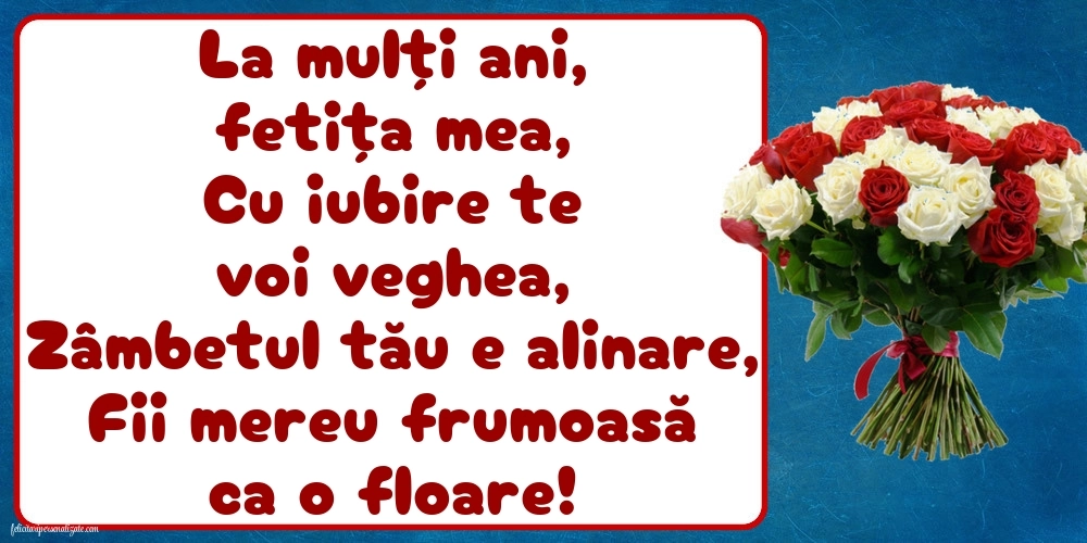 Felicitări și Imagini de Ziua de Naștere pentru Fiică: Flori