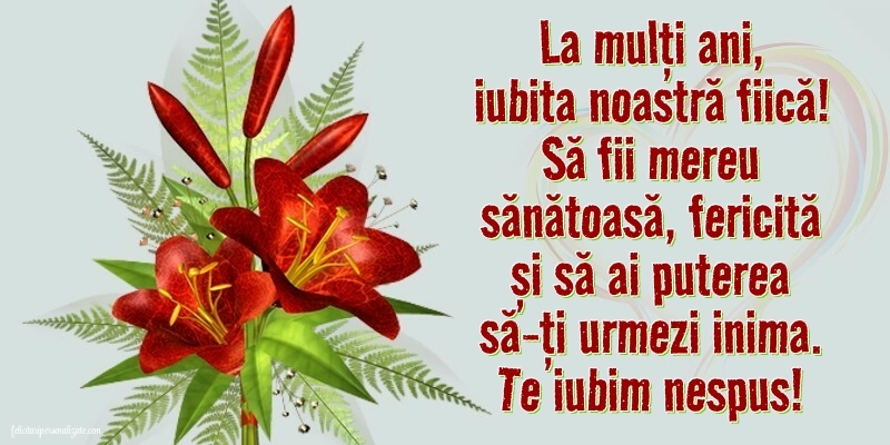 Imagini cu La mulți ani pentru fiica mea: Flori