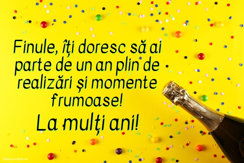 Imagini cu La mulți ani pentru fin: Șampanie