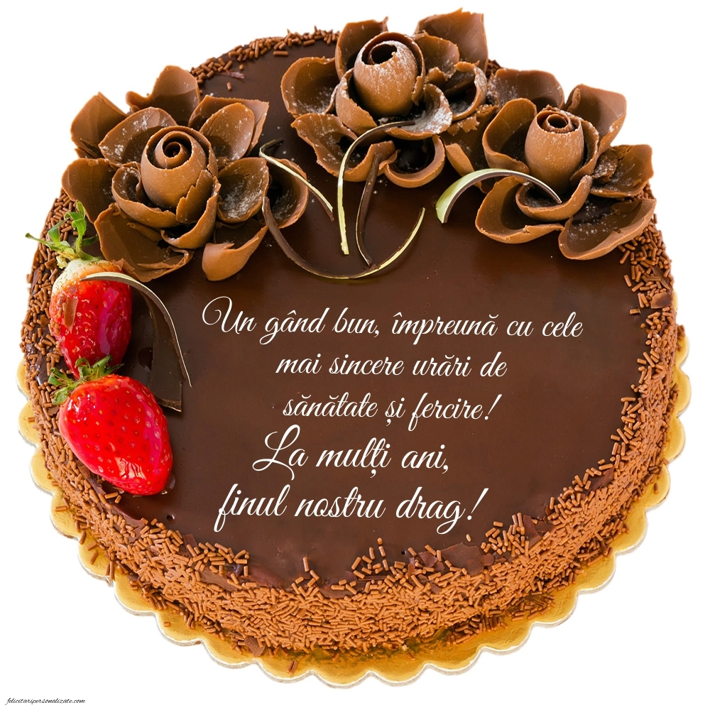 Felicitări și Imagini de Ziua de Naștere pentru Fin: Tort