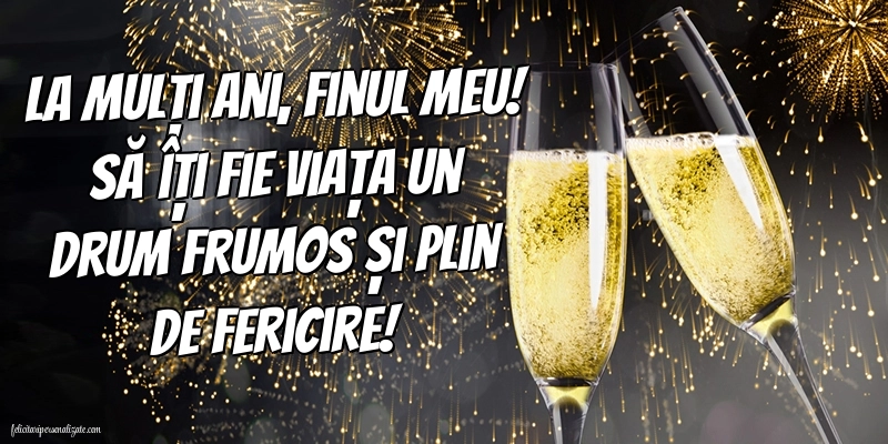 Imagini cu La mulți ani pentru fin: Șampanie