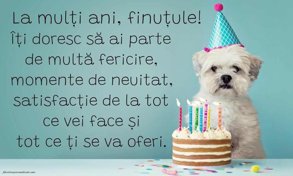 Felicitări și Imagini de Ziua de Naștere pentru Fin: Tort