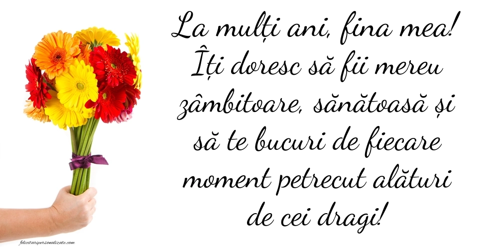 Imagini La Mulți Ani Fina mea: Flori