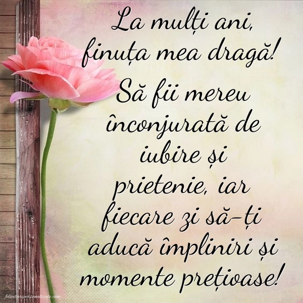 Imagini cu La mulți ani pentru fina mea: Flori