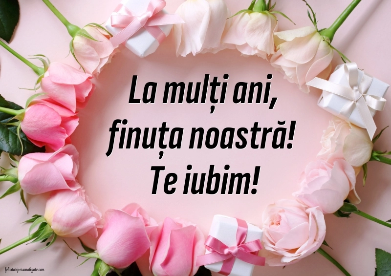Felicitări frumoase de Ziua de Naștere pentru Fină: Flori