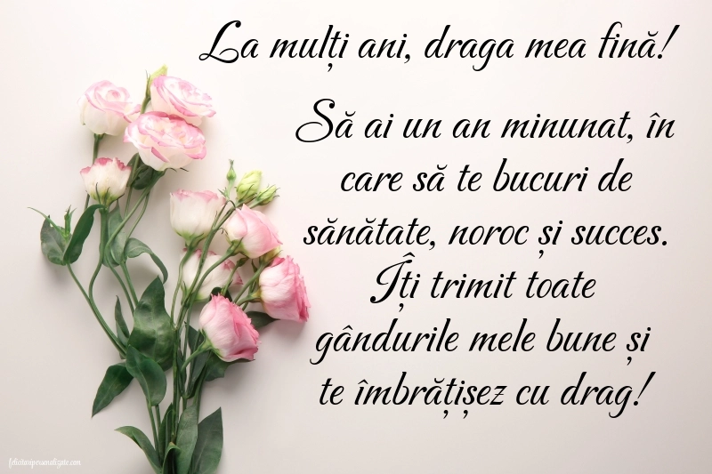 Imagini cu La mulți ani pentru fina mea: Flori
