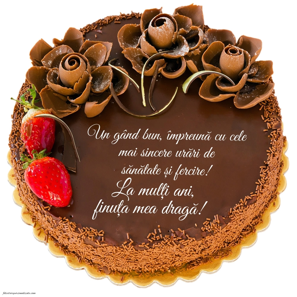 Imagini La Mulți Ani Fina mea: Tort
