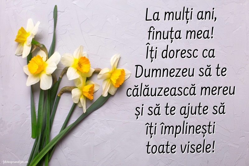 Imagini cu La mulți ani pentru fina mea: Flori