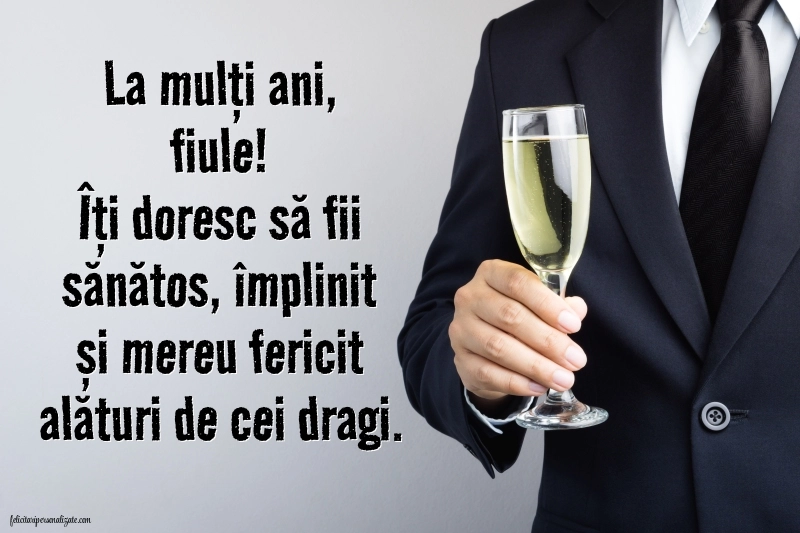 Imagini cu La mulți ani pentru fiul meu: Șampanie