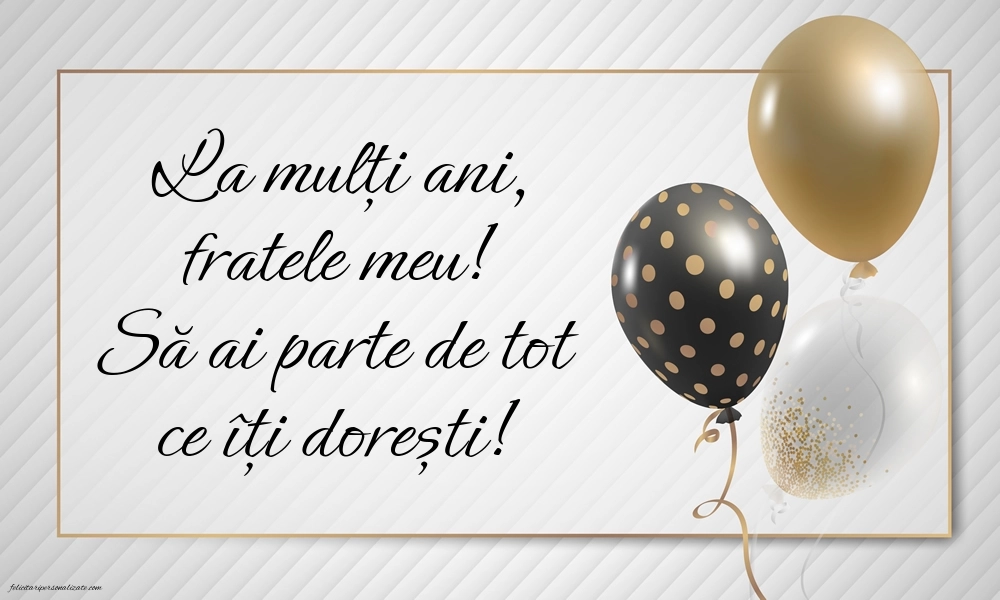 Imagini cu La mulți ani pentru fratele meu: Baloane