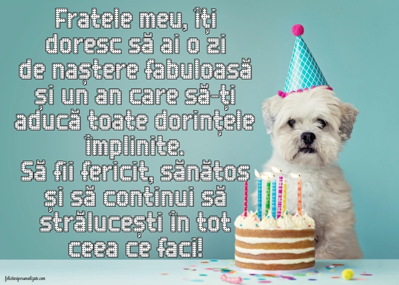 Felicitări de LA MULȚI ANI pentru frați: Tort
