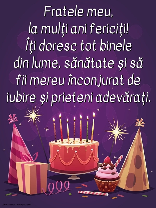 Imagini La Mulți Ani frate: Tort