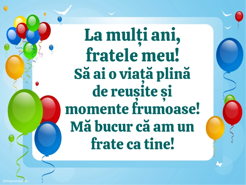 Imagini La Mulți Ani frate: Baloane