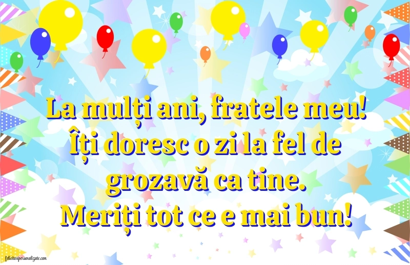 Imagini La Mulți Ani frate: Baloane