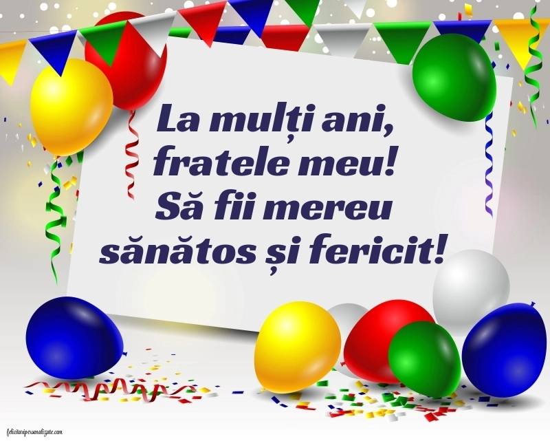 Imagini cu La mulți ani pentru fratele meu: Baloane