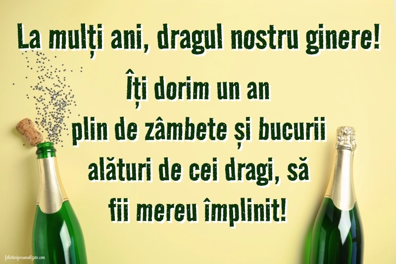 Imagini La Mulți Ani Ginerele Meu: Șampanie și confetti